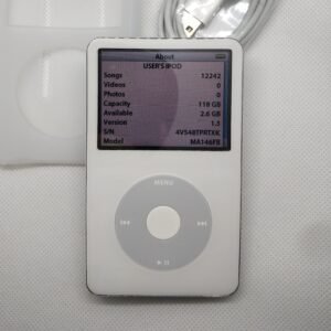 iPod Classic - 5th gen, white (3000mah battery)