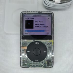 iPod Classic - 5th gen, clear+black (3000mah battery)